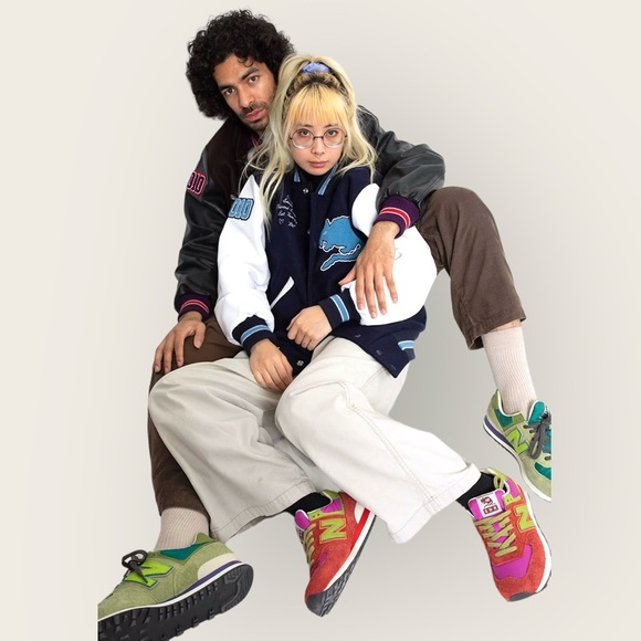 Stray Rats X New Balance 574 Retro Limited Edition Collaboration Sneakers - Red - Picture 16 of 16